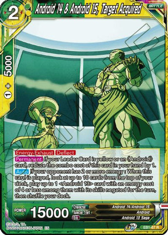 Android 14 & Android 15, Target Acquired (EB1-67) [Battle Evolution Booster]