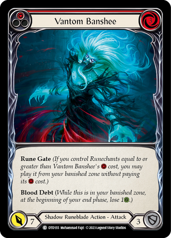 Vantom Banshee (Red) [DTD155] (Dusk Till Dawn)  Rainbow Foil