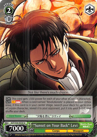 "Sunset on Your Back" Levi (AOT/S50-E036 U) [Attack on Titan Vol. 2]