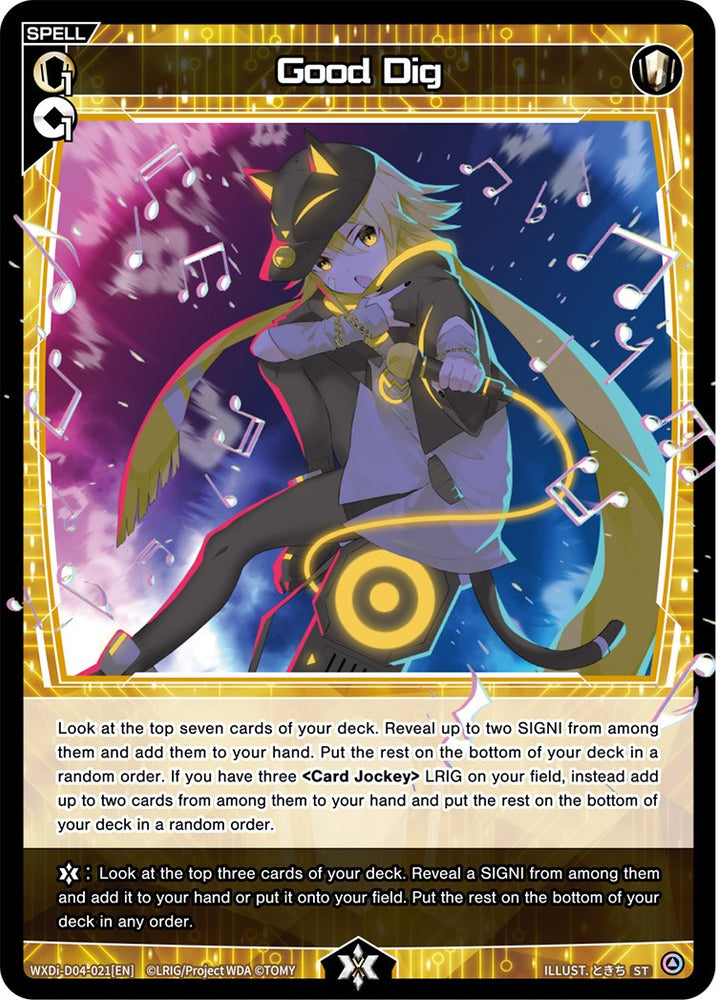 Good Dig (WXDi-D04-021) [Diva Debut Deck D04: WOLF LION LOVIT]
