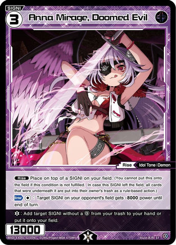 Anna Mirage, Doomed Evil (WXDi-EXD01-023[EN]) [Super Diva Deck: Urith's MIASMA]