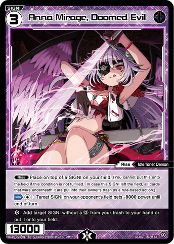 Anna Mirage, Doomed Evil (WXDi-D06-017) [Diva Debut Deck D06: Sanga Muzica Madoka]