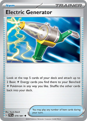 Electric Generator (079/091) [Scarlet & Violet: Paldean Fates]