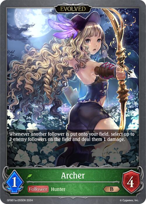 Archer (Evolved) (GFB01a-055EN) [Gloryfinder Bundle 01: Guide to Glory]