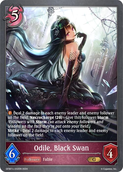 Odile, Black Swan (GFB01c-032EN) [Gloryfinder Bundle 01: Guide to Glory]