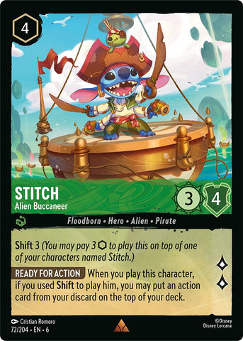 Stitch - Alien Buccaneer (72/204) [Azurite Sea]