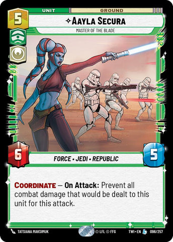 Aayla Secura - Master of the Blade (096/257) (096/257) [Twilight of the Republic]