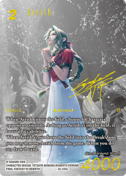 Aerith (Full Art Signature) [Tears of the Planet]