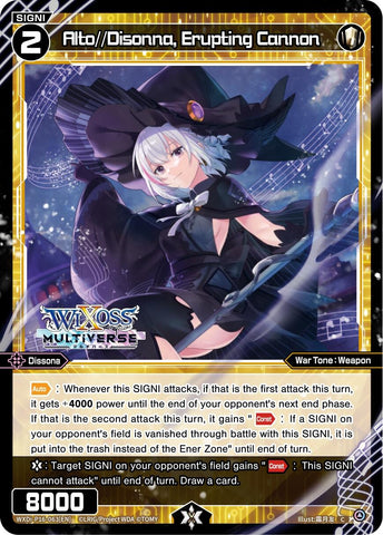 Alto//Disonna, Erupting Cannon (WXDi-P16-063[EN]) [Legendary DIVA]