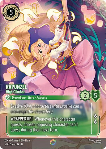 Rapunzel - High Climber (Enchanted) (214/204) [Reign of Jafar]