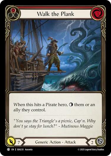 Walk the Plank (Red) [SEA235] (High Seas)