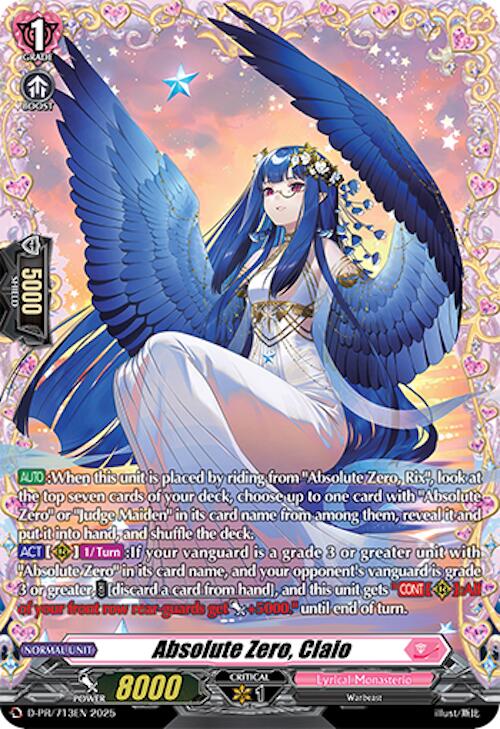 Absolute Zero, Claio (D-PR/713EN) [D Promo Cards]