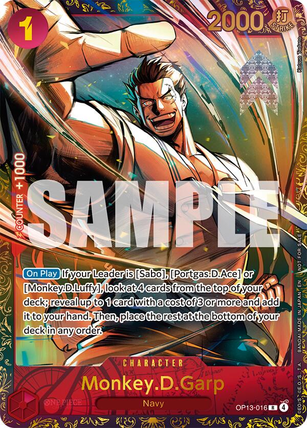 Monkey.D.Garp (Treasure Cup March 2026) [One Piece Promotion Cards]