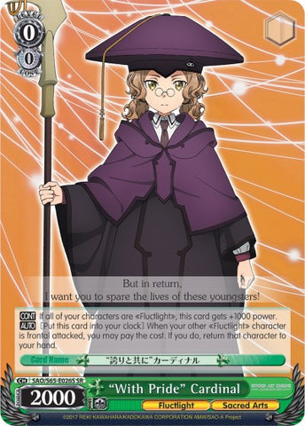 "With Pride" Cardinal (SAO/S65-E026S SR) [Sword Art Online -Alicization-]