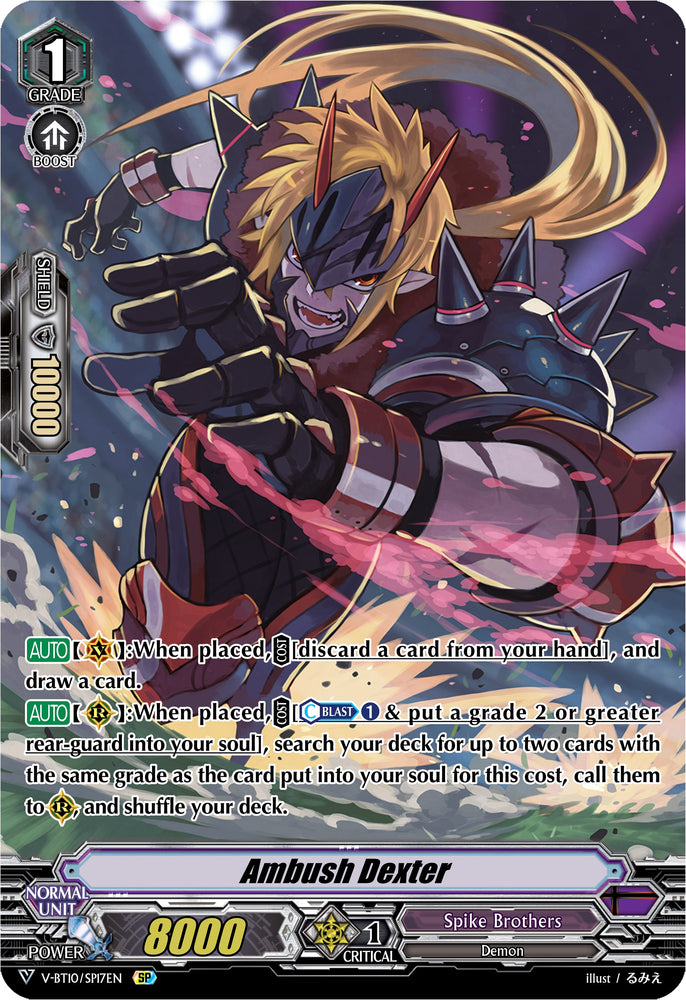 Ambush Dexter (V-BT10/SP17EN) [Phantom Dragon Aeon]