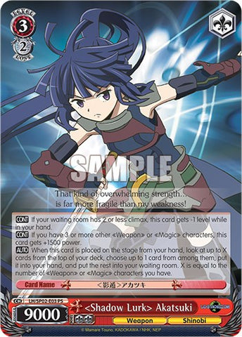 "Shadow Lurk" Akatsuki [Log Horizon Power Up Set]