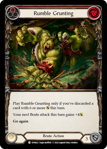 Rumble Grunting (Red) [DYN022] (Dynasty)