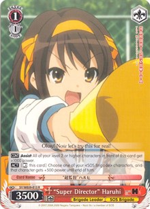 "Super Director" Haruhi (SY/WE09-E13) [The Melancholy of Haruhi Suzumiya Extra Booster]