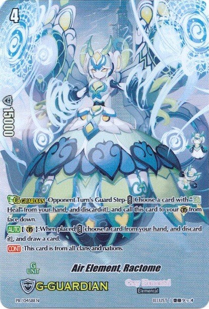 Air Element, Ractome (Premium Collection 2019) (PR/0458EN) [Promo Cards]