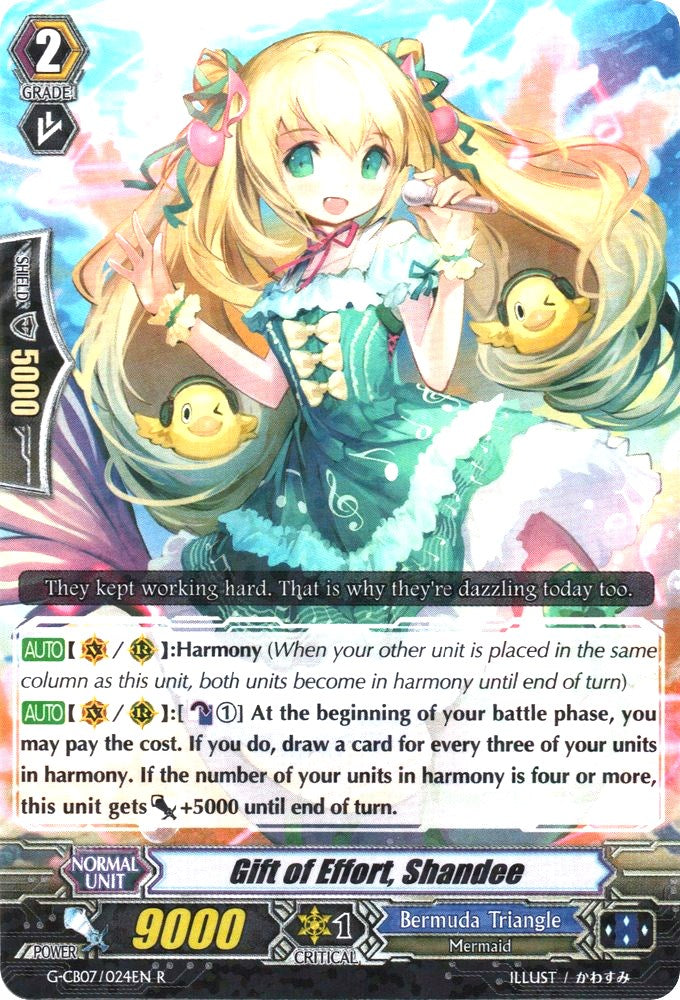 Gift of Effort, Shandee (G-CB07/024EN) [Divas' Festa]