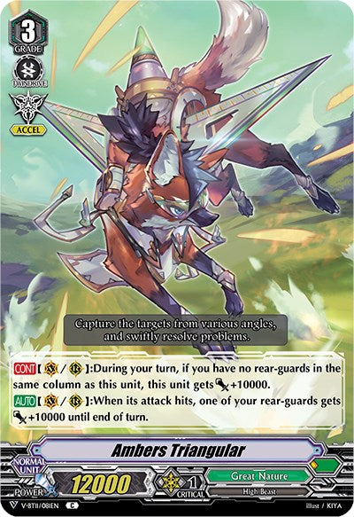 Ambers Triangular (V-BT11/081EN) [Storm of the Blue Cavalry]