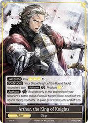 Arthur, the King of Knights // Ares, the Knight God Emperor (1-002/J) [The Dawn of Valhalla]