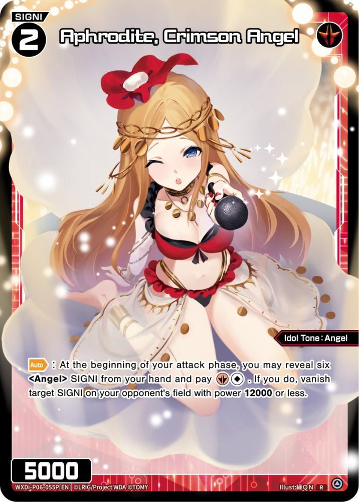 Aphrodite, Crimson Angel (Parallel Foil) (WXDi-P06-055P[EN]) [Welcome Back Diva: selector]