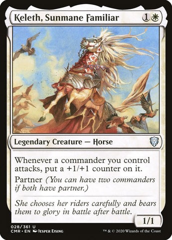 Keleth, Sunmane Familiar [Commander Legends]