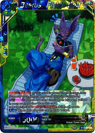 Beerus, Fickle God (BT7-120) [Assault of the Saiyans]