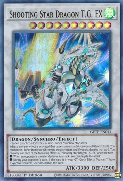 Shooting Star Dragon T.G. EX [GFTP-EN044] Ultra Rare