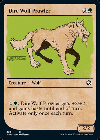 Dire Wolf Prowler (Showcase) [Dungeons & Dragons: Adventures in the Forgotten Realms]