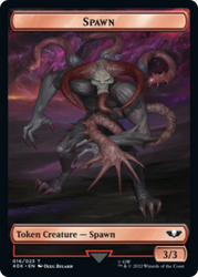Spawn // Astartes Warrior Double-sided (Surge Foil) [Warhammer 40,000 Tokens]